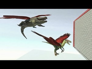 Flying Simulation Challenge - Dinosaurs vs Aquatics vs Crocodiles | Who Flies Faster?