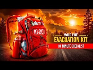 Wildfire Evacuation Kit — 10-Minute Go-Bag Checklist (Pack THIS!)