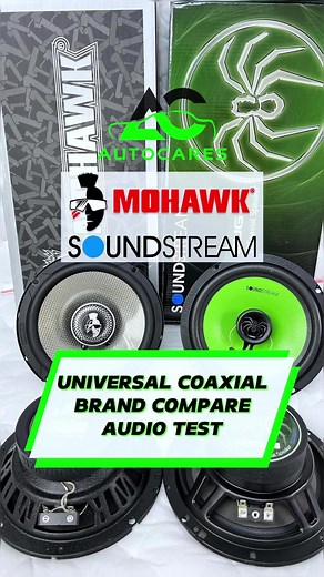 MOHAWK vs SOUNDSTREAM Speaker Coaxial 2-Way Universal Comparison