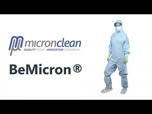 BeMicron Cleanroom Coverall GMP Gowning