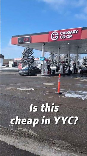 Gas price in Calgary today 🇨🇦 157.9 at Co-op | YYC cost of living