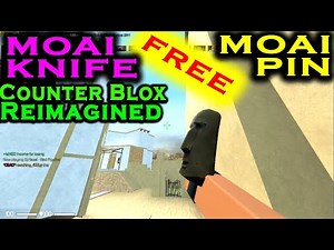 Tutorial Moai Knife and Moai Pin in Roblox Counter Blox Reimagined