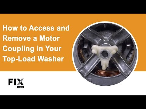 WASHER REPAIR: How to Access and Remove a Motor Coupling in a Top-Load Washer | FIX.com