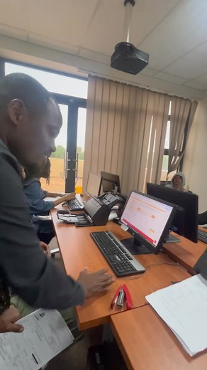 TEACHERS APPLYING ONLINE ! SACE Registration Team at the Head Office, Centurion assists educators with the online registration process💻. | SACE