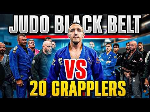 Judo Black Belt CHALLENGES BJJ Gym To A Takedown Battle