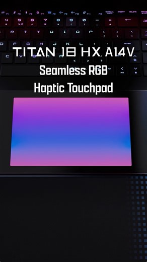 You can never have too much RGB! 🌈 What would your go-to laptop be? 🌈 Seamless RGB haptic touchpad on Titan Series 🌈 Matrix bar on the Raider Series 🌈 Low-profile ambient mystic light on Stealth 18 AI Studio | MSI Gaming
