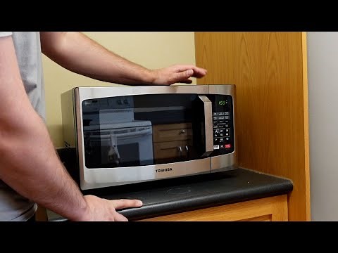 Perfect Basic Microwave - Toshiba EM925A5A-SS Microwave Oven with Sound On/Off ECO Mode