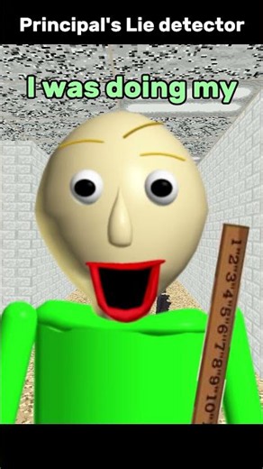 Principal's lie detector - Baldi's Basics