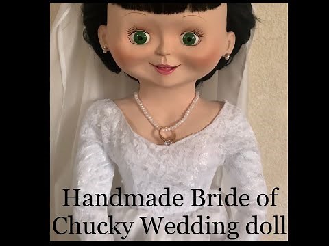 Making a Bride of Chucky inspired wedding doll