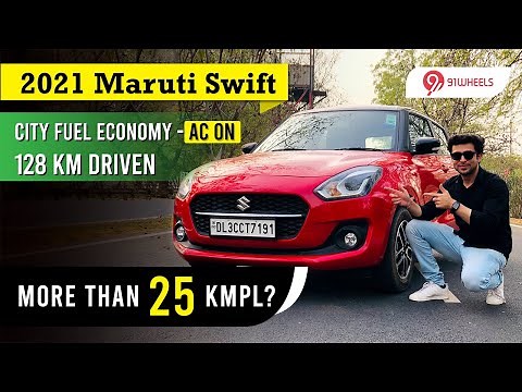 2021 Maruti Swift City Mileage II 2021 Swift Fuel Economy II New Swift Mileage II 91Wheels