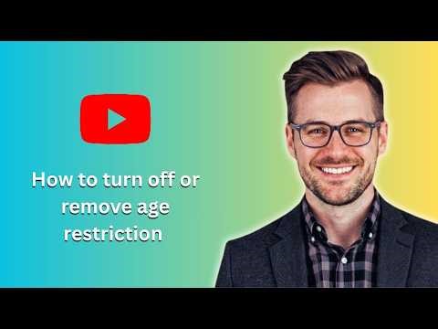 How to turn off or remove age restriction on youtube (Latest Upload)