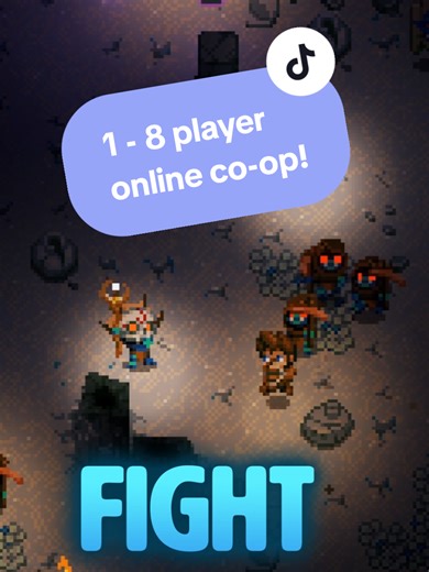 Looking for a new game to play with your friends? Core Keeper is 1 - 8 player online co-op! #indiegame #pcgamer #consolegaming #gamingontiktok