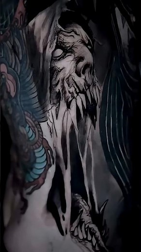 Ronnie Radke's NEW TATTOOS on both sides of his chest & armpit made by @kamilmocet (IG, 5/2025)