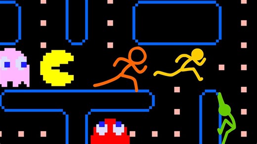 A MAME Cabinet Goes Crazy in "Animation vs. Arcade Games"