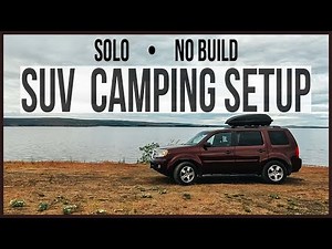 Solo SUV CAMPING SETUP | Minimal NO BUILD Honda Pilot Tour: Simple Off-Grid Essentials