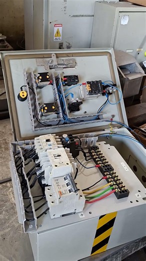 Rakit Panel Control mesin industri #panel #otomasi