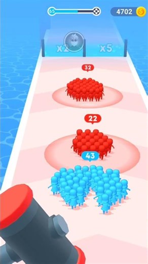 Crowd Merge Master Run 3D level _ 65 #3D #games #youtubeshorts #shorts