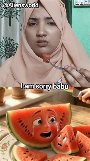 Wait, I won't eat watermelon 🥲🤣 #youtubeshorts #shorts