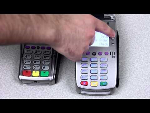 TransFirst Emv Terminal Training Video - tutorial on installing and using VeriFone Vx520 (part 1)