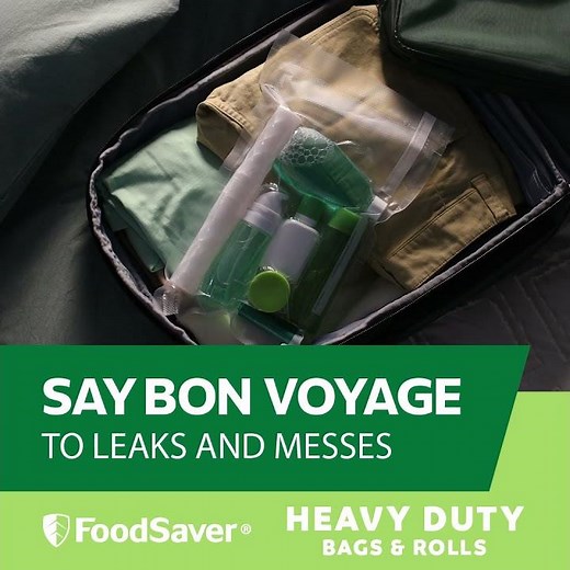 Introducing FoodSaver® Heavy Duty Bags & Rolls