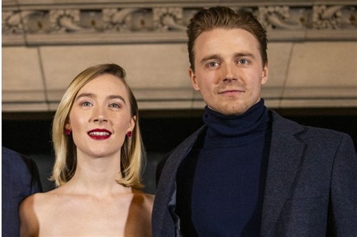 Saoirse Ronan marries actor Jack Lowden in secret ceremony in Edinburgh