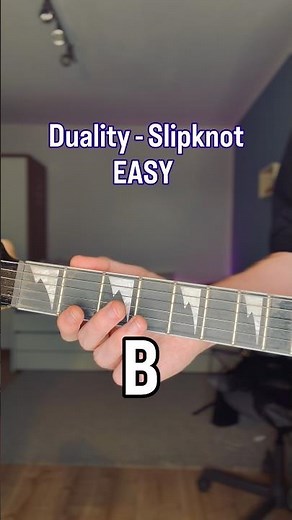Duality - guitar tutorial #slipknot #duality #guitar #guitartutorial #guitarcover