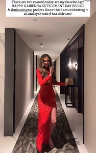 96K views · 2.5K reactions | Miss Universe Belize, Bella Zabaneh, celebrated Garifuna Settlement Day by sharing a joyful punta dance on her Instagram Story. ““There are two reason’s today are my favorite day! HAPPY GARIFUNA SETTLEMENT DAY BELIZE & @missuniverse prelims. Know that I am celebrating it all and cyah wait fi hea di drums!” | Belize Live News | Facebook