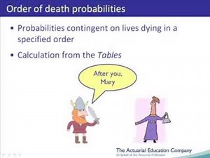 CT5 Contingent joint life probabilities
