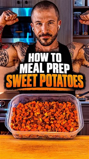 HOW TO MEAL PREP SWEET POTATOES (THE BEST WAY) 🍠🔥
