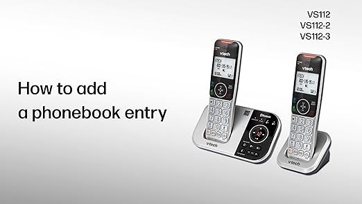 VS112 - FAQ - How to add a phonebook entry