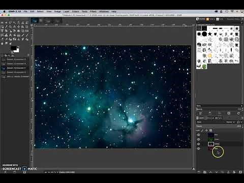 Convert FITS file into a colour image using GIMP - macOS Tutorial