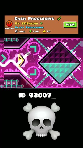 Dash Processing is INSANE #geometrydash #deluxe12