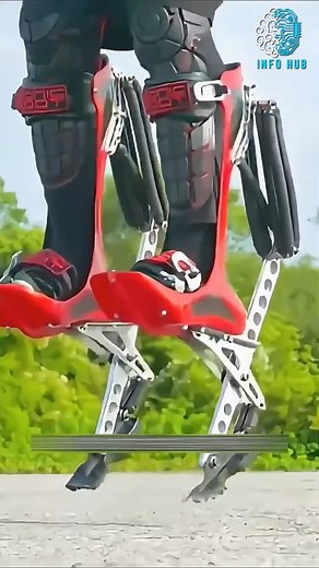 Bionic Ostrich-Leg Shoes – Run Up to 45 KM/H Without Fuel! #fb #reels #viral #shorts #Gadgets #viralvideo | Info Hub