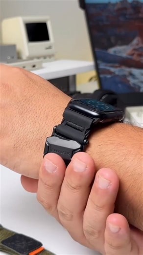 Bandletic Interlock Magnetic Tactical Band 🧲🔒 Dual-lock security with a strong magnet and a physical buckle. Snaps on instantly. Stays locked all day. Rugged tactical look with a durable nylon strap that feels comfortable on skin. Upgrade your Apple Watch with Bandletic ⚡ | Bandletic