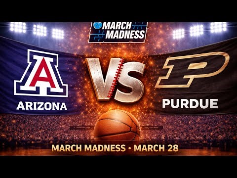 2026 MARCH MADNESS: 🏀Arizona vs. Purdue LIVE | Radio-Style Play-by-Play #arizona #purdue