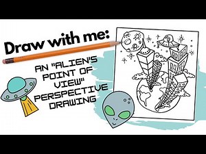 How to Draw an Alien's Point of View Perspective Drawing