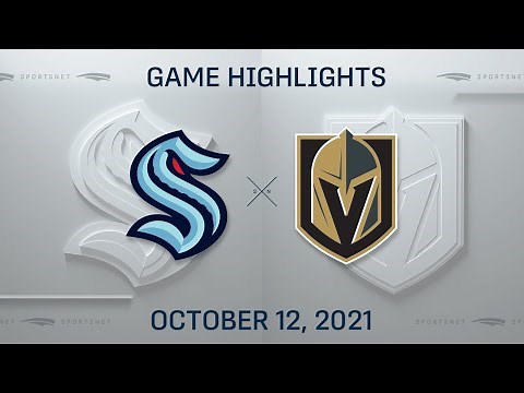 NHL Highlights | Kraken vs. Golden Knights - Oct. 12, 2021