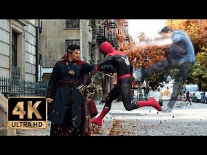 Dr. Strange sent Spider-Man to the astral dimension. Spider-Man No Way Home Scene 4K