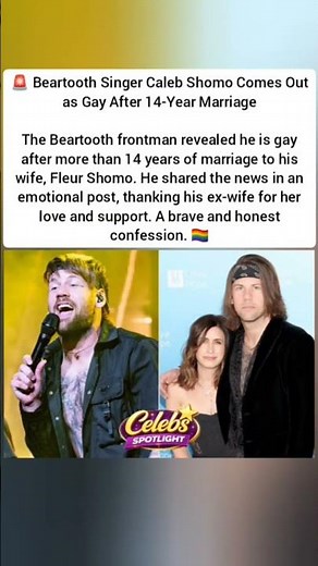 Beartooth's Caleb Shomo Comes Out as Gay After 14-Year Marriage – Emotional Confession 🏳️‍🌈