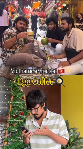 Vietnamese Egg Coffee 🍳💥🧨🇻🇳 . . 🧂 Ingredients 🥚 2 Egg Yolks 🍬 1 tbsp Sugar 🥛 2 tbsp Condensed Milk ☕ Black Coffee 🧊 Ice Cubes . . 👩‍🍳 Steps 1️⃣ Add egg yolk, sugar & condensed milk to a bowl. 2️⃣ Whisk well until thick, creamy & pale. 3️⃣ Prepare black coffee with ice cubes in a glass. 4️⃣ Pour the creamy egg mixture on top. 5️⃣ Mix & enjoy your rich Egg Coffee ☕✨ . . Original Video - @vjsiddhu_official @vjsiddhu_vlogs | Peppa Foodie