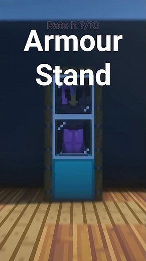 💎 Minecraft Armor Showcase Display