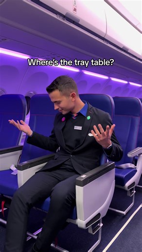 Discover the Hidden Tray Table on Your Next Flight!