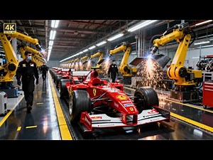 Inside a Modern Ferrari F2004 Factory: From Engineering Design to Dominant F1 Car (Full Process)