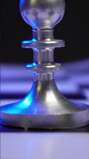 CNC Lathe Art! 🎯 Programming Chess Piece with Siemens 802D | هنر ماشینکاری با زیمنس