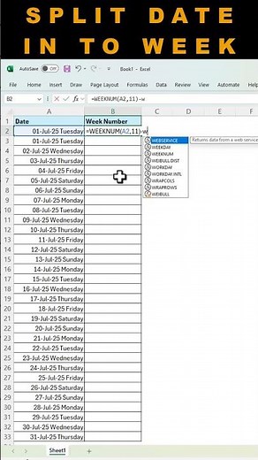Get Week Number From Date in Excel | How to Calculate Week Number from Date in Excel