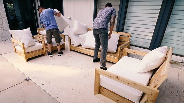 $10,000 DIY outdoor furniture