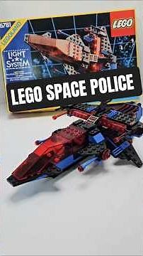 Retro 80s LEGO Space Police 6781 with 9V LIGHT System!