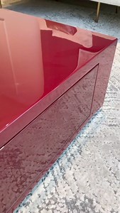 Highgloss red coffee table !! | Beyond the Decor