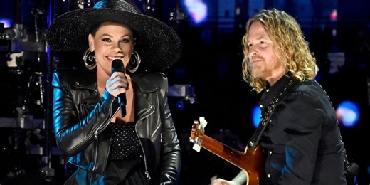 P!nk shares affirming message to trans people during FireAid concert