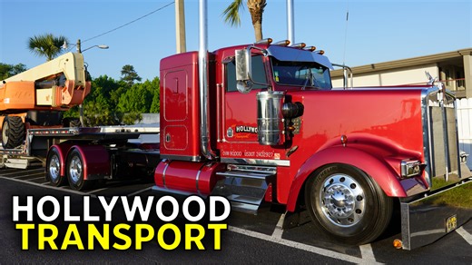 24K views · 438 reactions | Lil Hollywood Transport, aka "Charlie Hollywood" was parked up at the 75 Chrome Shop on a Thursday morning. | Big Rig Videos | Facebook